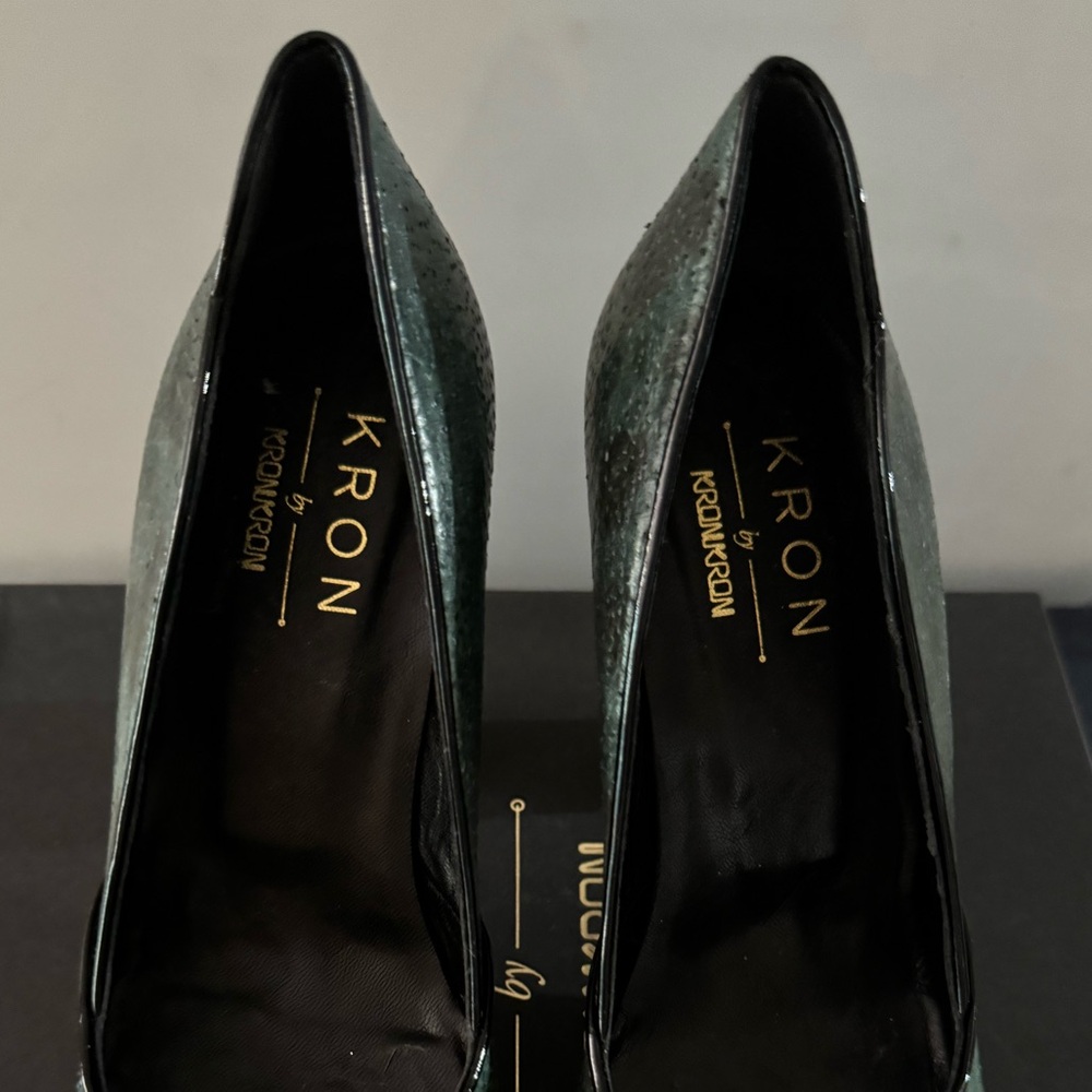 Leather Kron By Kronkron Heels : brand new - Picture 3 of 3